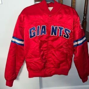 New York Giants x Starter Red Football Jacket